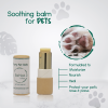 BeNat Pets All-Natural Furry Pet Balm for Dogs - Organic Moisturizer and Soother for Dry, Cracked Paw Pads, Noses, and Snouts