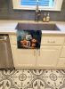 Samoyed Puppy Halloween Kitchen Towel Dish Cloths Guest Hand Towel Decorative Bathroom Towel for Face,Tea, Dishcloth, Kitchen and Bath