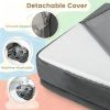 Cooling Gel Memory Foam Dog Bed for Medium Dogs Washable Cover Pet Mat Comfortable Cooling Mattress for Small Dogs And Cats