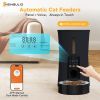Intelligent feeder, equipped with WiFi application control function, a 4-liter capacity intelligent pet food dispenser specifically for cats and dog