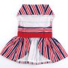 Patriotic Dog Dress with Matching Leash